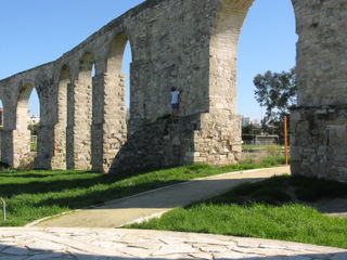 The aqueduct in Larnaka