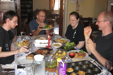 Our very belated 'Christmas' lunch with the family