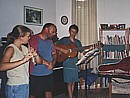 music day at our house in August