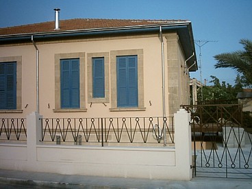 a Cypriot house, traditional style, which has been repaired and refurbished