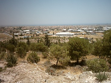 View across Larnaka, looking from a picnic site in Aradippou
