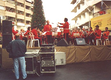 Larnaca Town Band at Christmas