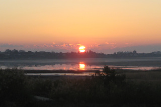 Sunrise over the Salt Lake in Larnaka