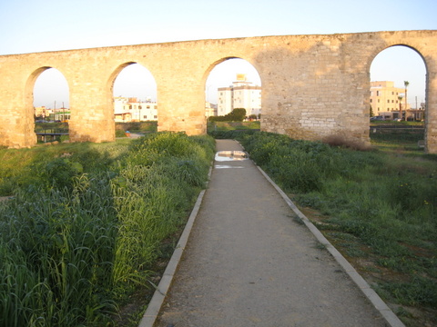 the aqueduct, where Sue walks with her friend each week