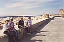 Sitting by the sea in Paphos