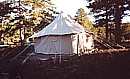one of the tents in Troodos