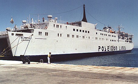 the Poseidon Line ferry