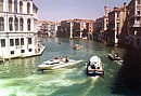 boats on the canals in Venice