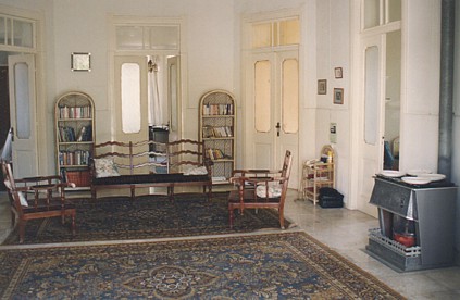 the atrium, also furnished