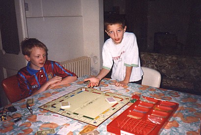 Monopoly game on Tim's birthday