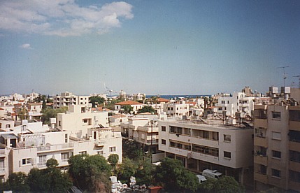 View over the rooftops of Larnaka